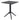 Sky 24" Square Dining Pedestal Table