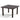 Anchor 42" Square Dining Table - Slat Top