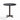Anchor 42" Round Bar Pedestal Table- Hammered Pattern Top