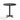 Anchor 42" Round Bar Pedestal Table- Hammered Pattern Top